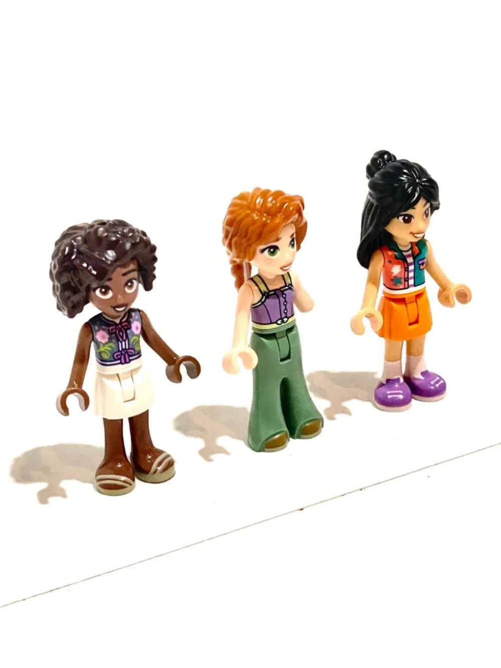LEGO (3) Minifigure 42702 Friends Spinning Flower Aliya Liann and Autumn New